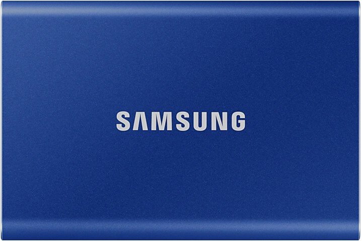 Внешний жесткий диск 2Tb SSD Samsung T7 BLUE (MU-PC2T0H/WW)