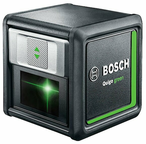 Лазерный уровень самовыравнивающийся BOSCH Quigo green + MM2