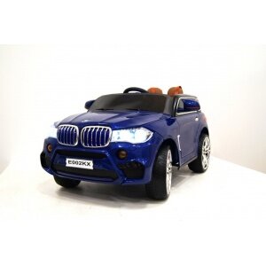 Детский электромобиль Rivertoys BMW X5 E002KX синий глянец