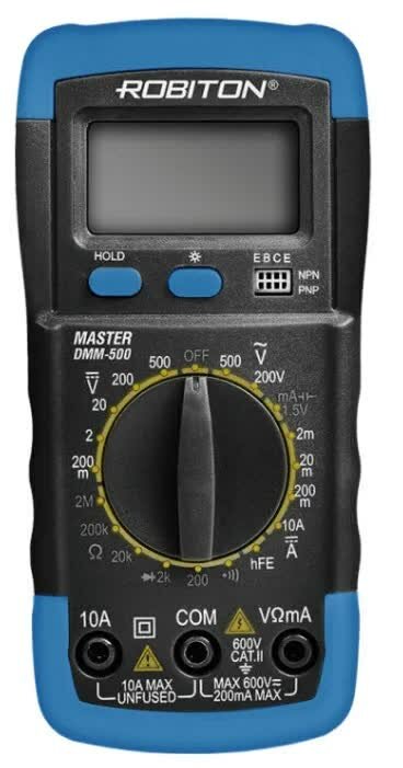 Мультиметр Robiton Master DMM-500 13355 Black