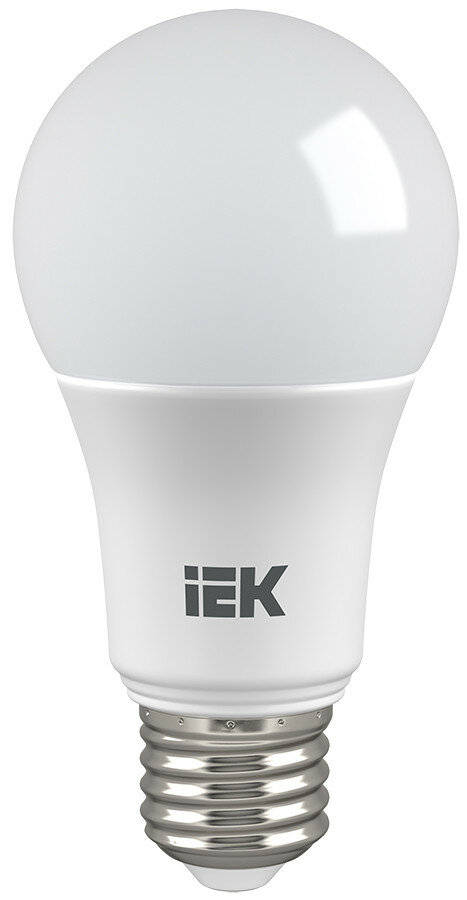 Лампа светодиодная LED груша 11W Е27 990Лм 4000К 220V (IEK), арт. LLE-A60-11-230-40-E27