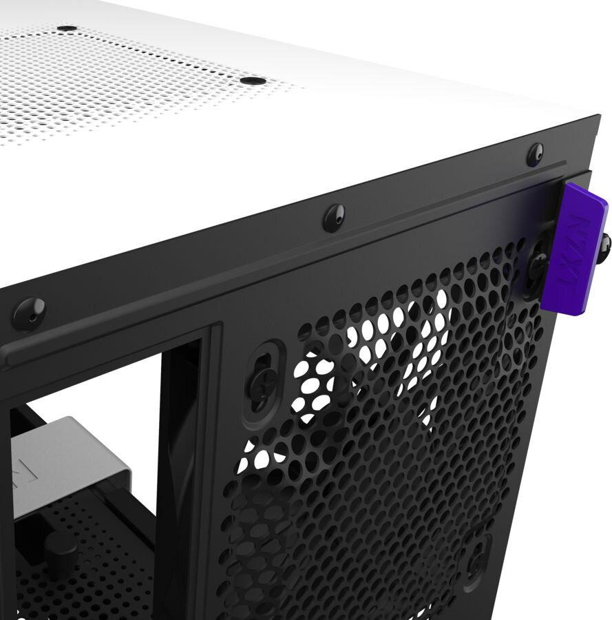 Корпус NZXT СA-H210I-W белый без БП miniITX 3x120mm 2xUSB3.0 audio bott PSU