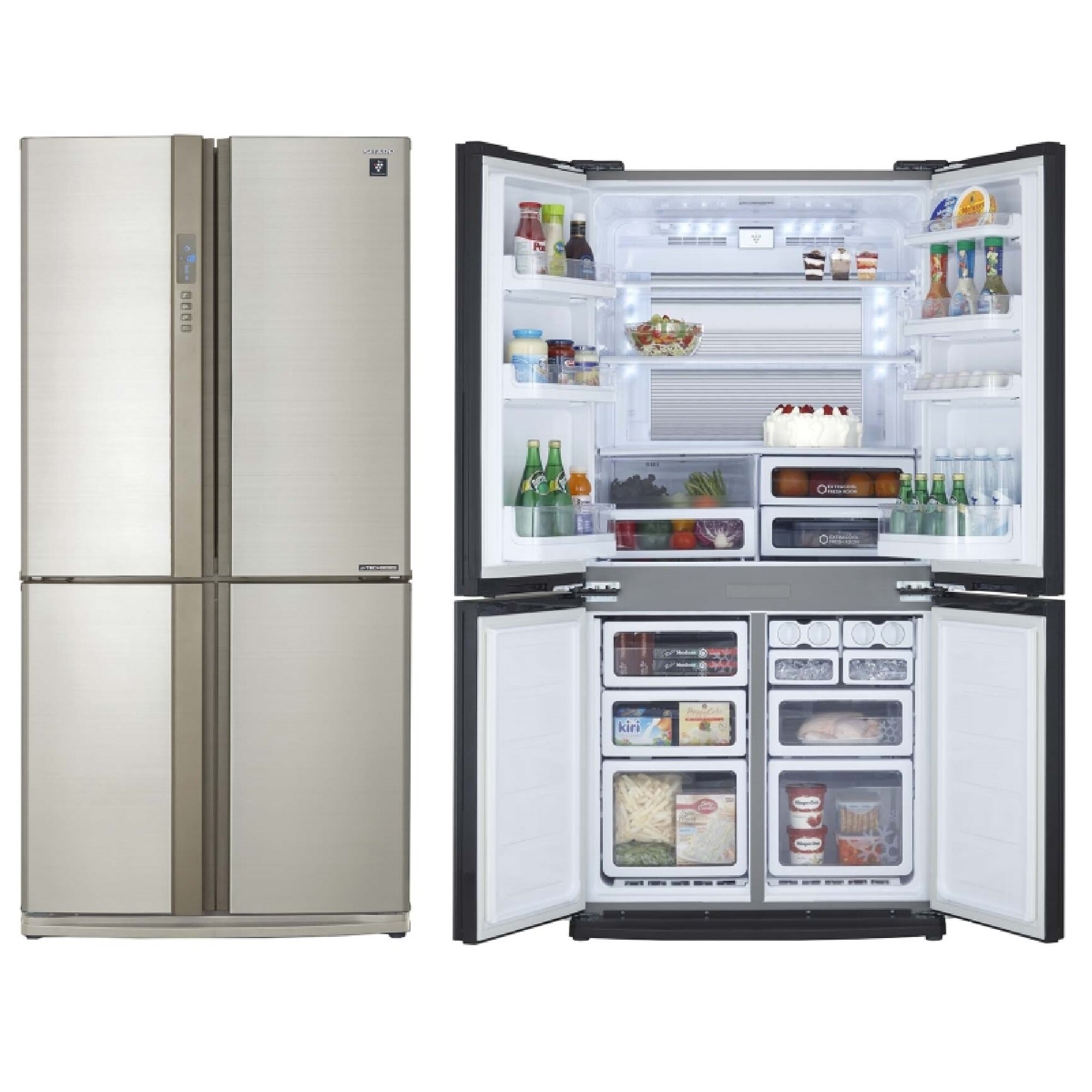Холодильники Side By Side Sharp SJ-EX93PBE