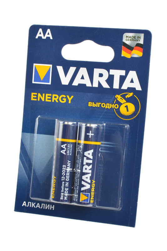 VARTA Батарейка VARTA ENERGY LR06 BL2, 2шт (4106)