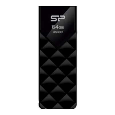 Флеш накопитель 64Gb Silicon Power Blaze B03, USB 3.2, Черный (SP064GBUF3B03V1K)