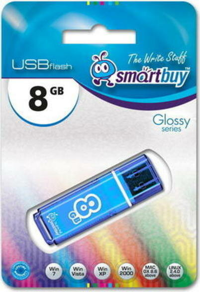 Флешка 8Gb Smartbuy SB8GBGS-B .