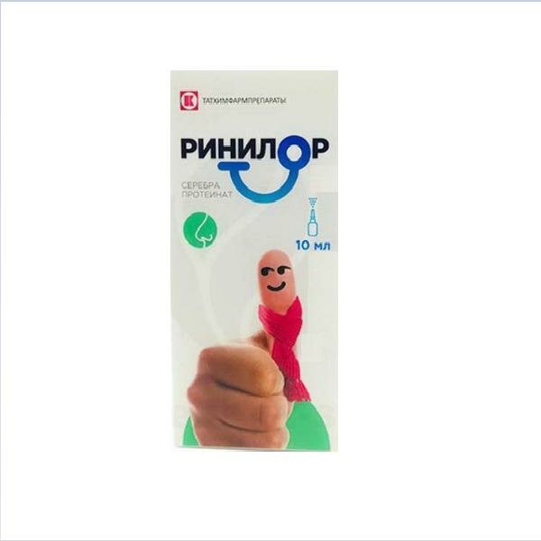 Ринилор гигиенич. ср-во для местного прим. 200мг 10мл насадка с распылителем (в компл. с растворителем) АО Татхимфармпрепараты - фото №1