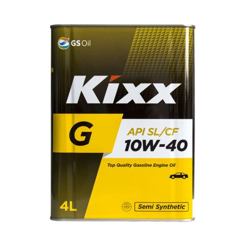 Моторное масло KIXX G, 10W-40, 4л, полусинтетическое [l531644te1]