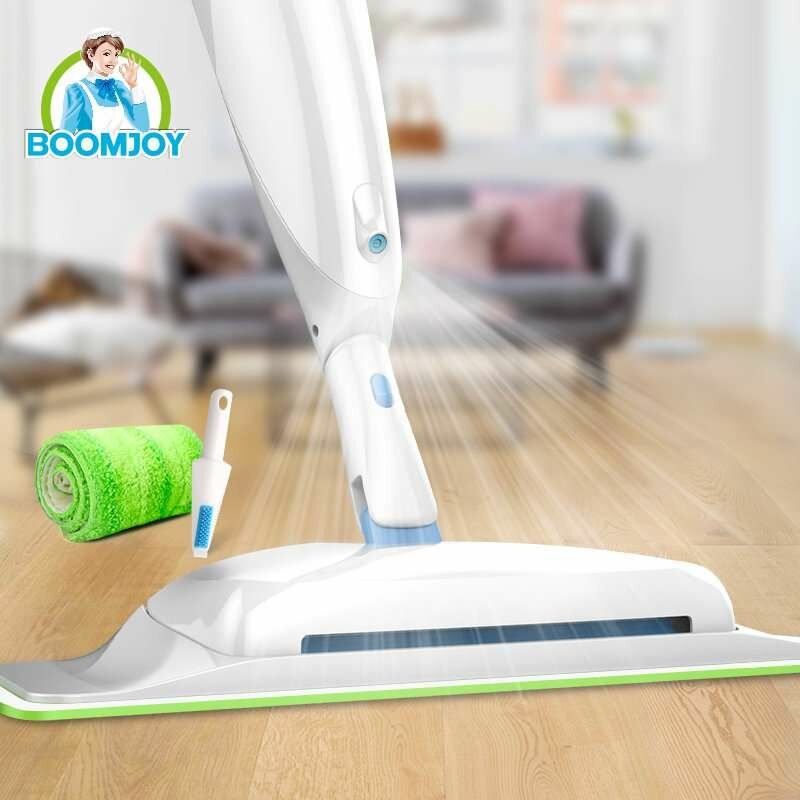 Швабра с распылителем Spray Mop с щеткой для мусора 3 в 1 BOOMJOY JY8818