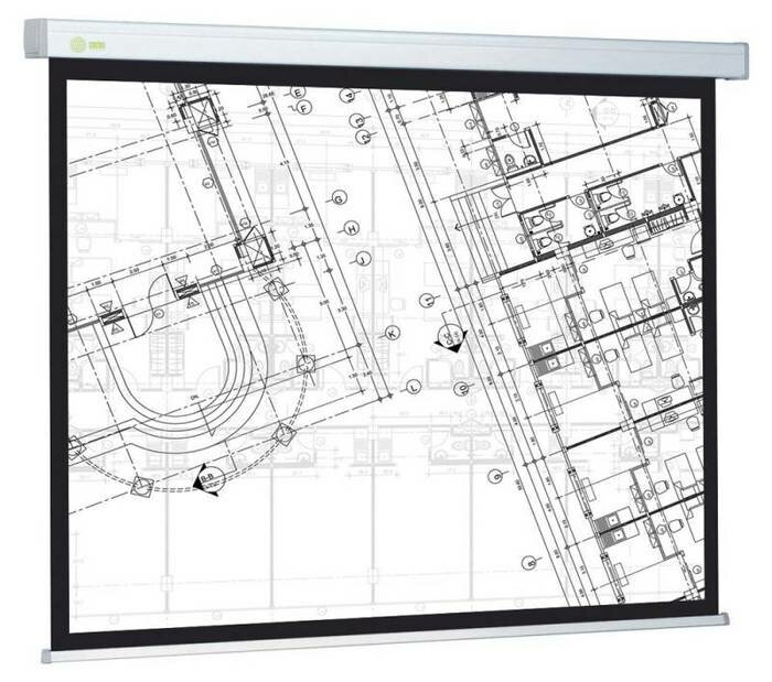 Экран Cactus Wallscreen CS-PSW-104X186, 186х104,6 см, 16:9, настенно-потолочный