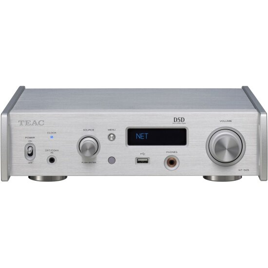 Сетевой аудиоплеер TEAC NT-505X, серебристый