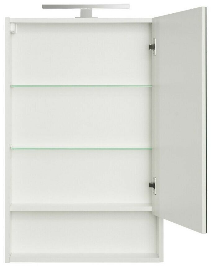 Шкаф с зеркалом Акватон Сканди 55 Белый (1A252102SD010) - фотография № 2