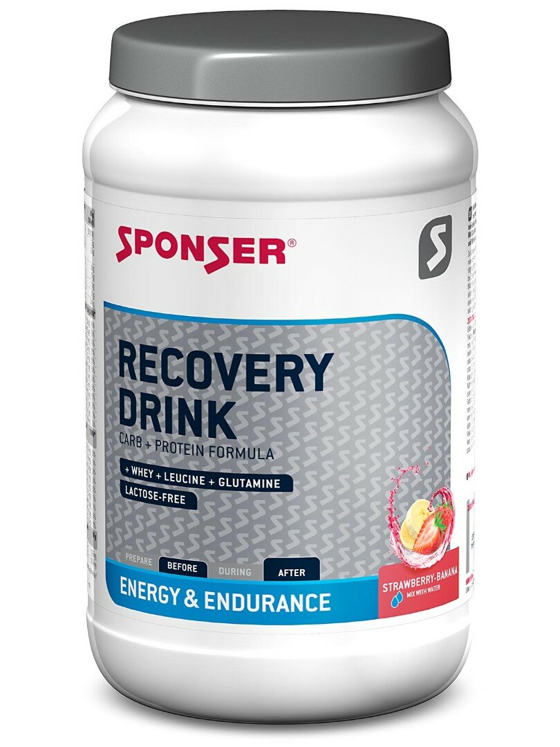 Sponser Recovery Drink 1200г, Клубника-банан