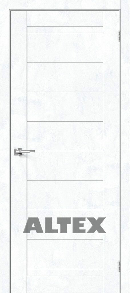 Межкомнатная дверь Брав-21 Snow Art (Дверь Эко Шпон) 200*80