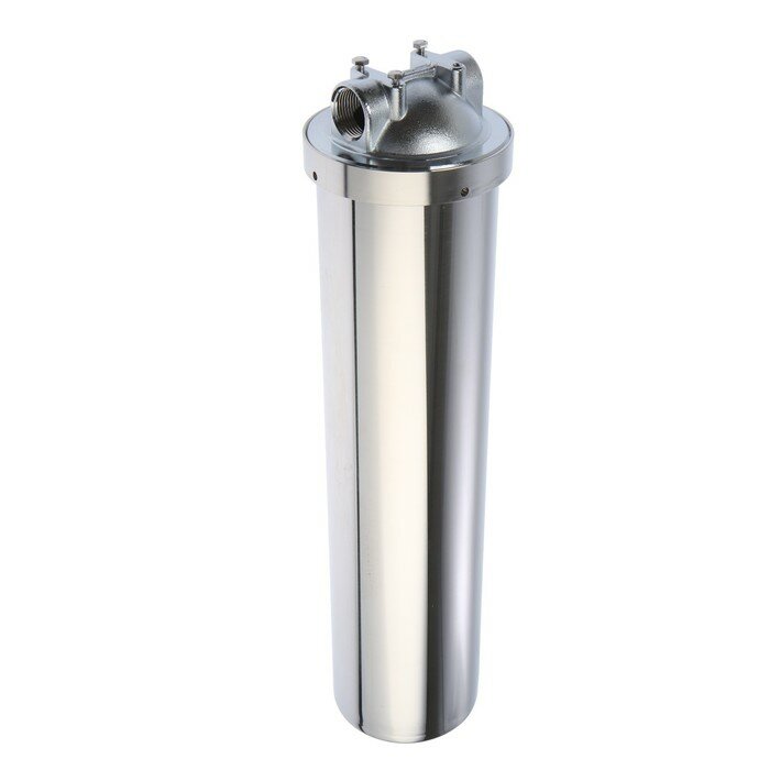 Магистральный фильтр Steel Bravo 20 Jumbo F80110, для очистки холодной и горячей воды - фотография № 1