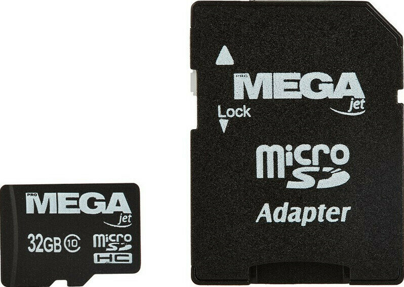 Карта памяти Карта памяти ProMega jet microSDHC UHS-I Cl10 + адаптер, PJ-MC-32GB