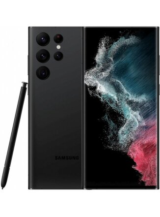 Мобильный телефон Samsung Galaxy S22 Ultra (SM-S908B) 12/512 ГБ, черный фантом