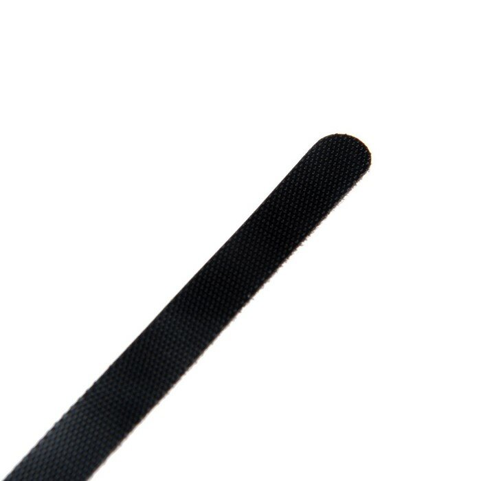 Стяжки-липучки для проводов 150Х10Х1,5 мм тундра, цвет черный, 10 шт - фотография № 8
