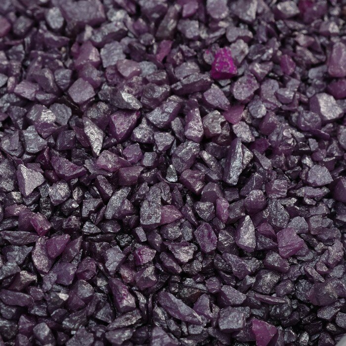 Грунт декоративный "Пурпурный металлик" песок кварцевый 250 г фр.1-3 мм (2 шт) - фотография № 2
