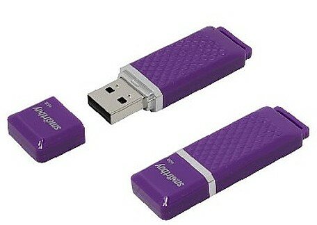 Флешка SmartBuy Quartz 8GB USB 2.0 Violet