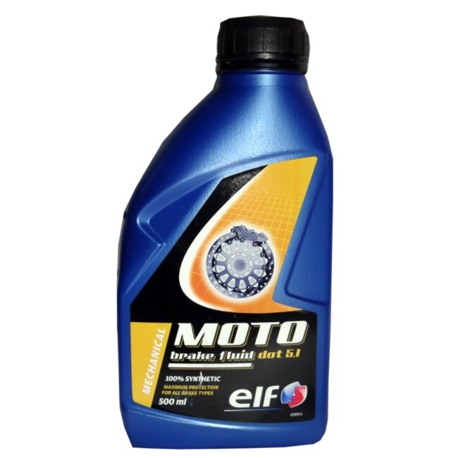 Тормозная жидкость Elf /Moto Brake Fluid DOT5.1 0.5л.