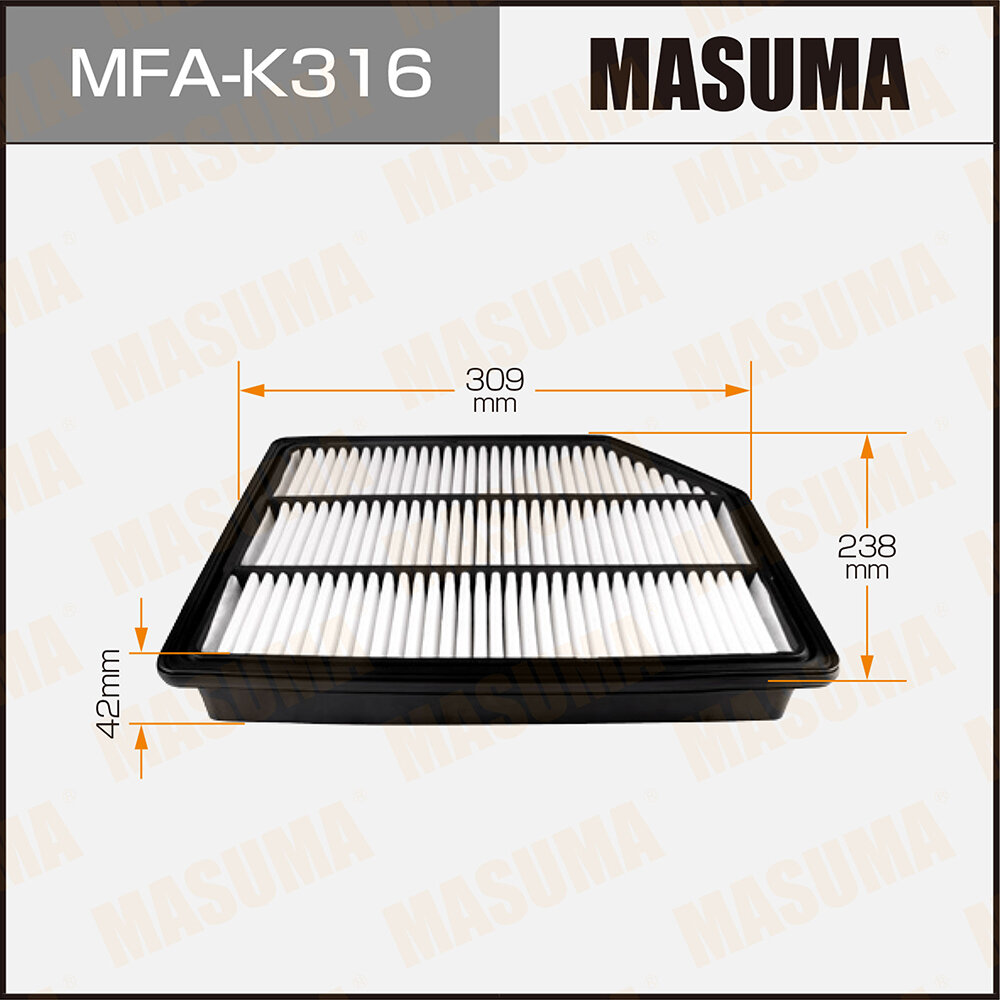 Фильтр воздушный Hyundai iX55 06-14 Masuma
