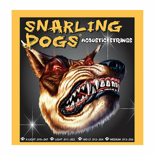 D'Andrea SDP11 Струны для акустической гитары Серия: Snarling Dogs Калибр: 11-52