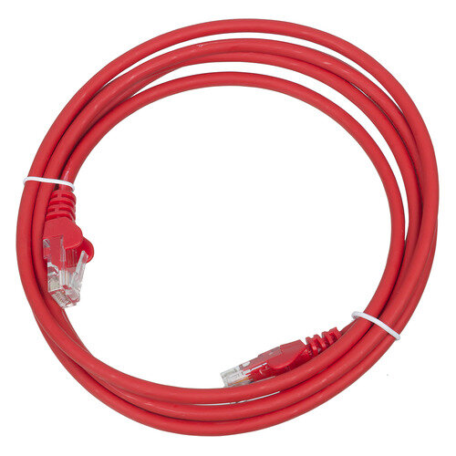 Патч-корд LanMaster вилка RJ-45, вилка RJ-45, кат.5E, LSZH, 2м, красный [lan-pc45/u5e-2.0-rd]