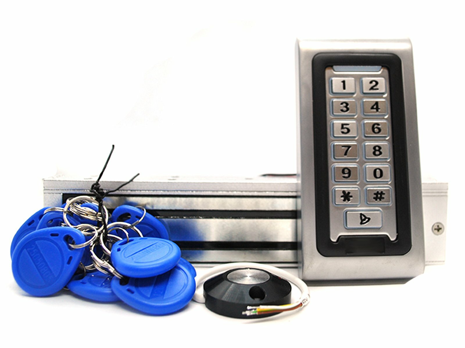 Комплект системы контроля доступа ATIS №21 с кодонаборной панелью и электромагнитным замком ( вес удержания до 180 кг.)