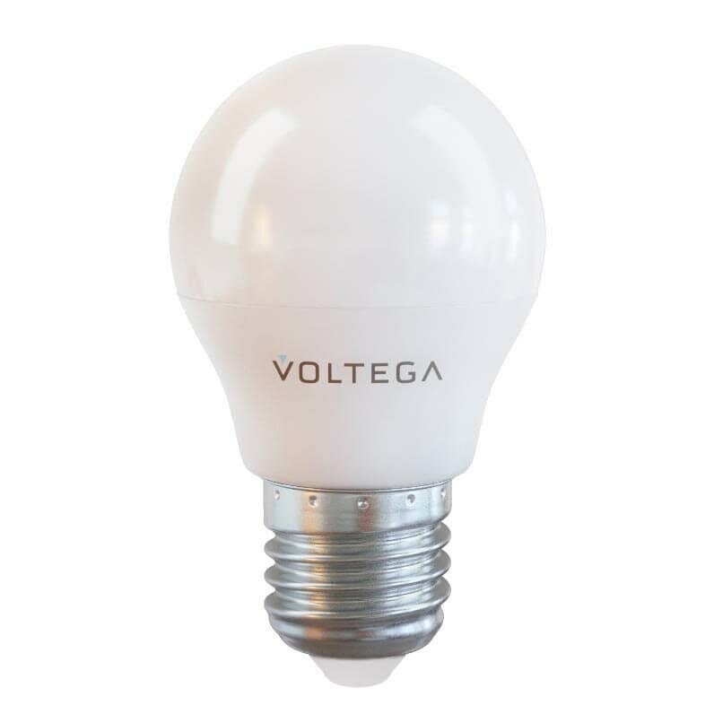 VOLTEGA Лампа светодиодная Voltega E27 7W 4000К матовая VG2-G45E27cold7W 7053