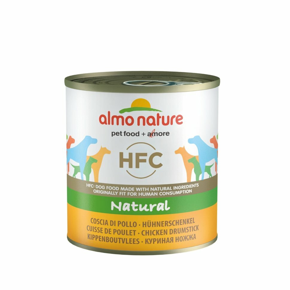 Almo Nature (Алмо Натур) консервы для собак (Classic HFC) 280 г Куриные Бедрышки