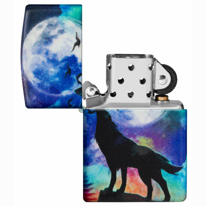 Зажигалка Zippo Classic Wolf Design 540 Matte 49683 - фотография № 4