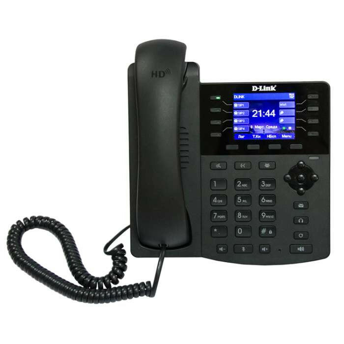 Телефоны D-Link DPH-150S/F5B, VoIP Phone, 1 10/100Base-TX WAN port and 1 10/100Base-TX LAN port.Call Control Protocol SIP, Russian menu, 4 independent SIP line with backup proxy server, P2P connections, 802.1
