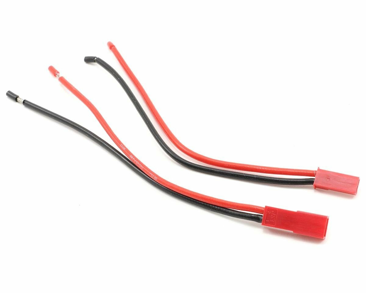 фото Разъём JST BEC 2p Connector Male / Female 2-pin with Silicone Lead (папа-мама) (2 пары) коннектор