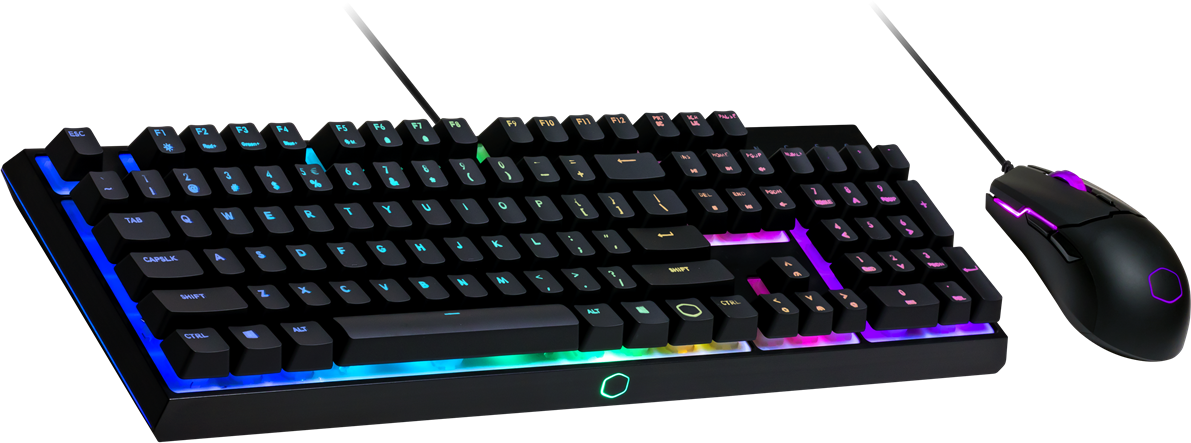 Cooler Master Комплект: Игровая клавиатура+мышь/ Cooler Master Keyboard Combo/MS110/RU layout/Revised