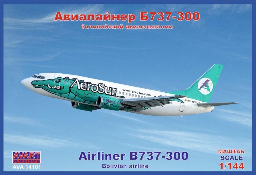Avart Arhive 14101 Пассажирский авиалайнер Боинг 737-300 AeroSur 1/144