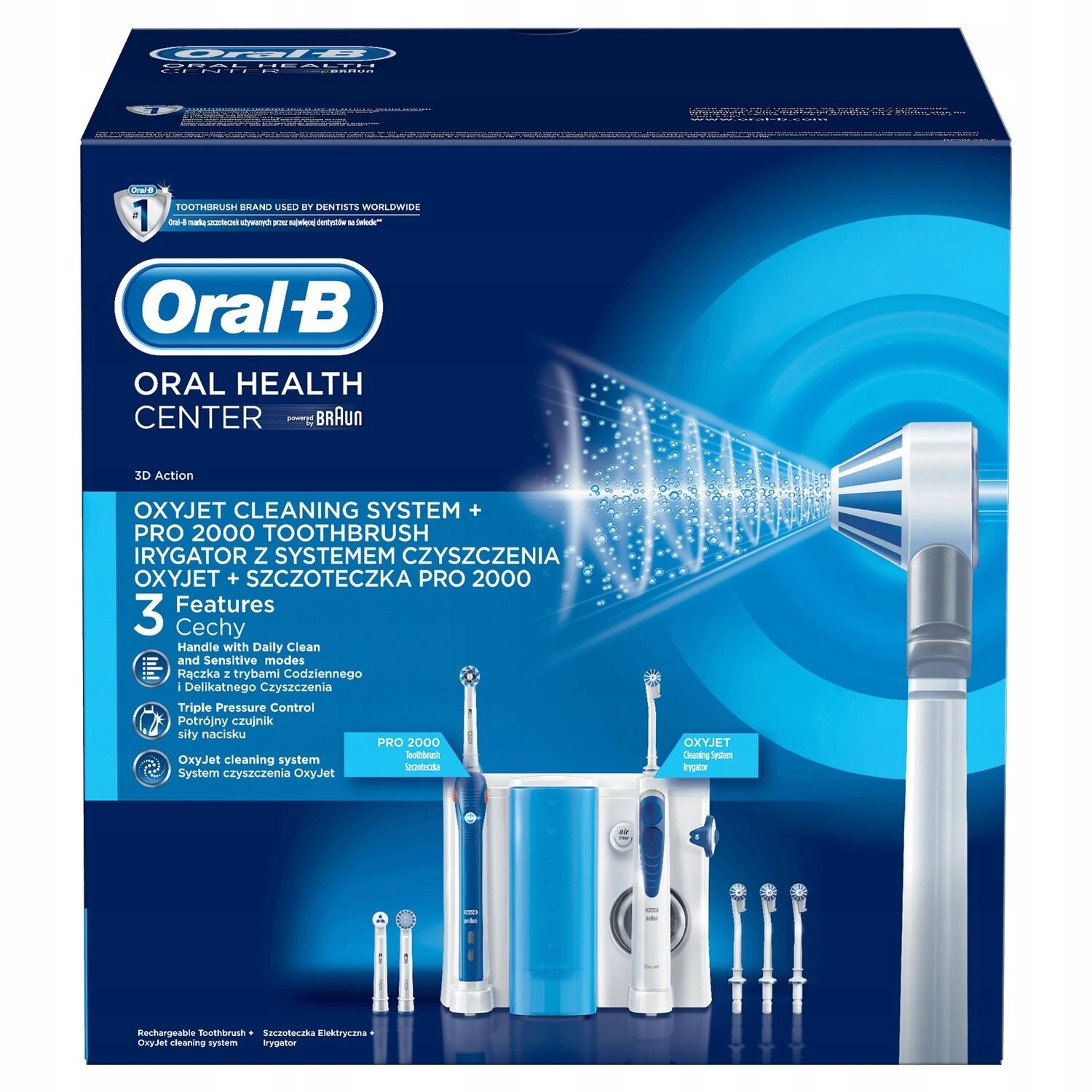 Зубной центр Braun Oral-B ProfessionalCare OxyJet Center+2000 (уцененный) - фотография № 2