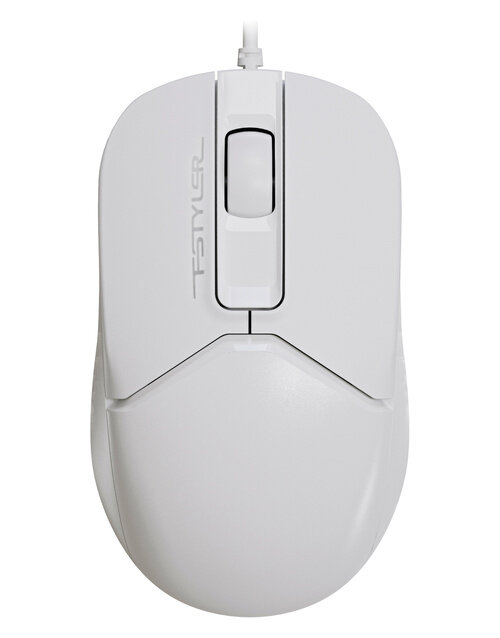 Мышь A4 Fstyler FM12S белый оптическая (1200dpi) silent USB (3but)