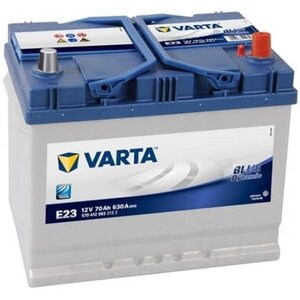 Аккумулятор Varta Blue Dynamic E23 70 Ач 630А обр. пол.