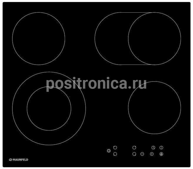 Варочная поверхность Maunfeld EVCE.594.SM.D-BK черный (ут000007991)
