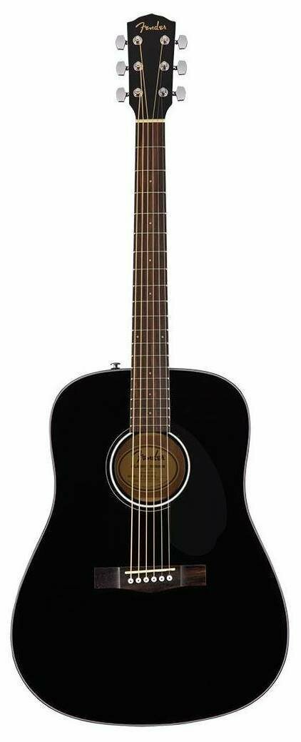 Акустическая гитара Fender CD-60S Black WN