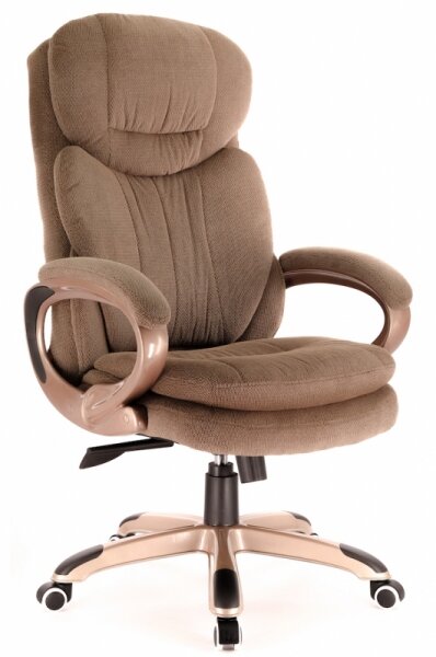 Кресло руководителя EVERPROF Boss Т, ткань коричневый (EP-098 Fabric Brown)
