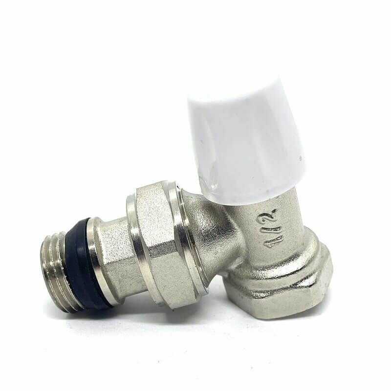 фото Клапан радиаторный настроечный угловой с кольцевым уплотнением полусгона ZEISSLER - RS221.02 (1/2")