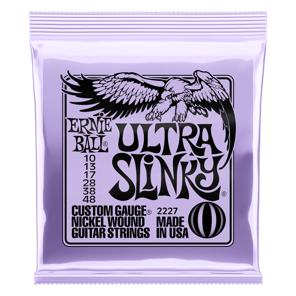 Ernie Ball 2227 струны для эл.гитары Nickel Wound Ultra Slinky (10-13-17-28-38-48)