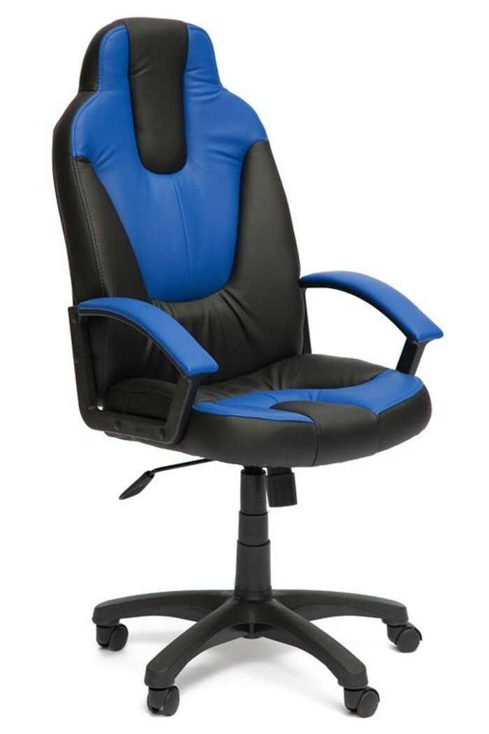 Кресло Neo 2, чёрный/синий 36-6/36-39