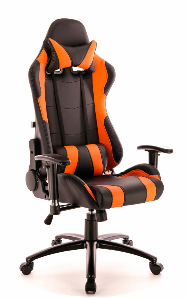 Кресло геймерское Everprof Lotus S2 экокожа Оранжевый