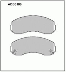 Adb3188 колодки an Allied Nippon ADB3188 Ford Econovan (Kba Kca). Ford Econovan Фургон (Kaa). Ford Taunus 12m (P4).