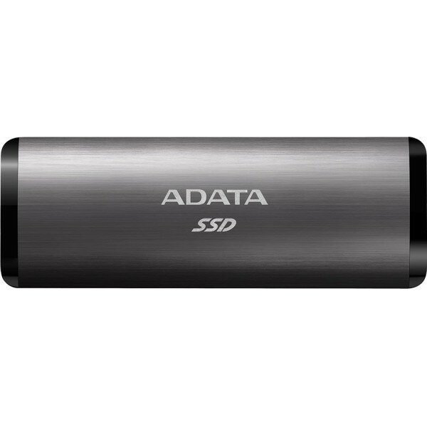 Накопитель внешний 1.8; 1TB ADATA SE760 Titan-Gray External SSD ASE760-1TU32G2-CTI USB 3.2 Gen 2 Type-C, 1000R, USB 3.2 Type-C to C cable,USB 3.2 Type-C to A cable, Quick Start Guide, RTL