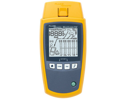 Тестер кабельный Fluke Networks MicroScanner PoE