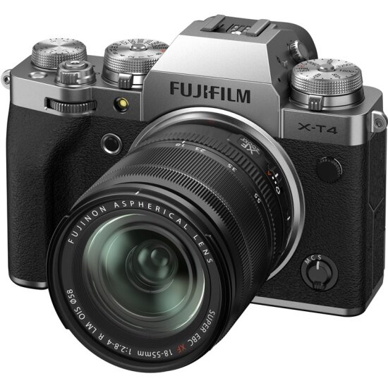 Цифровой фотоаппарат FUJIFILM X-T4 Kit XF18-55mm F2.8-4 R LM OIS Silver